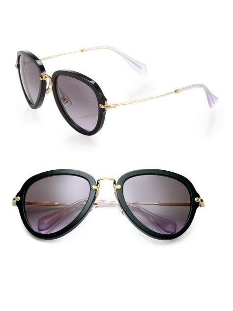 miu miu aviator eyeglasses|miu runway sunglasses.